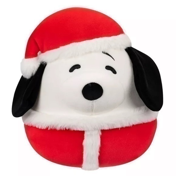 NWT. SQUISHMALLOWS Peanuts Holiday Snoopy 10” Plush - Picture 1 of 7